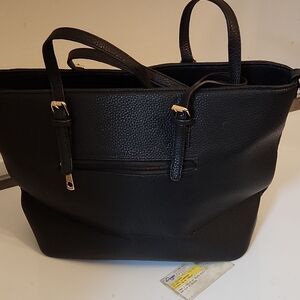 Michael Kors Black Textured Tote